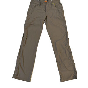 Merrell Pants Womens 6 Brown Hiking Outdoor Lightweight Zip Pockets Stretch